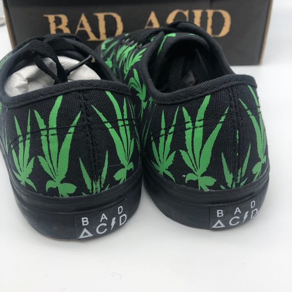 New UNIF x Bad Acid Leaf Sneakers - Size 7.5 - Picture 3 of 6